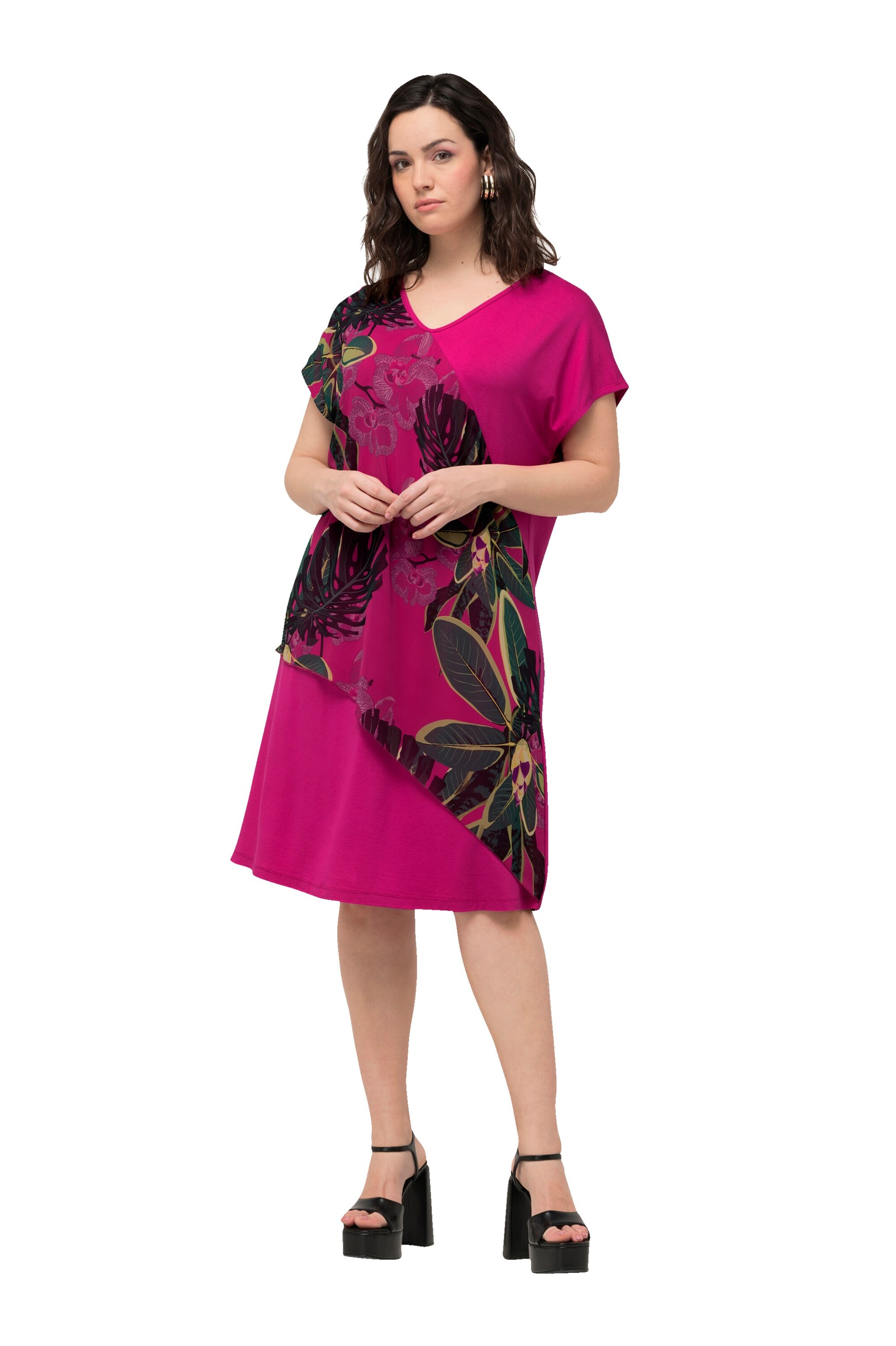 Ulla Popken Jurk in Roze