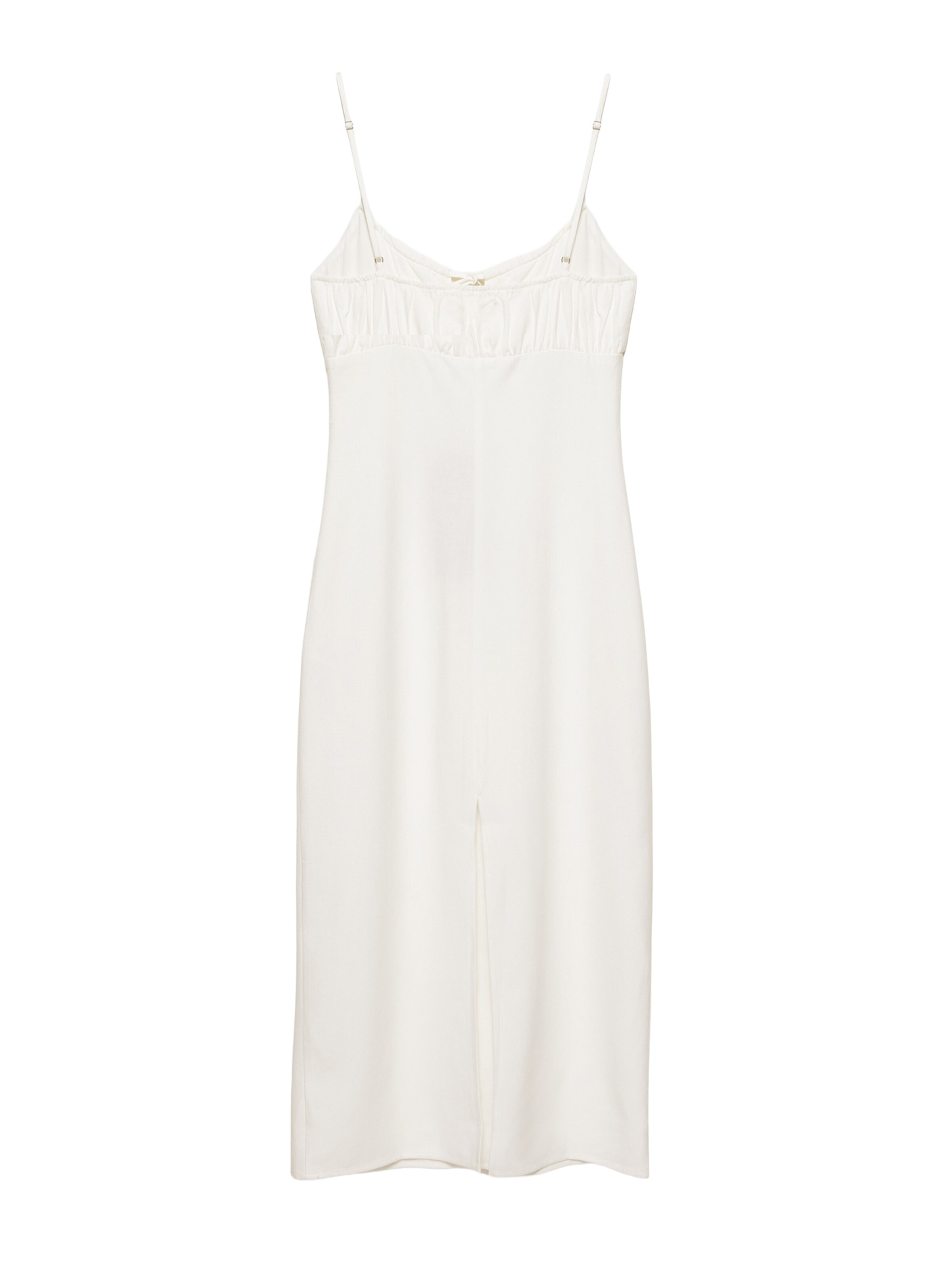 Pull&Bear Лятна рокля в бяло