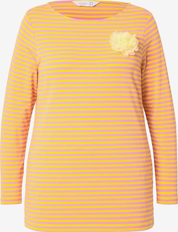 MIAMODA Shirt in Yellow: front