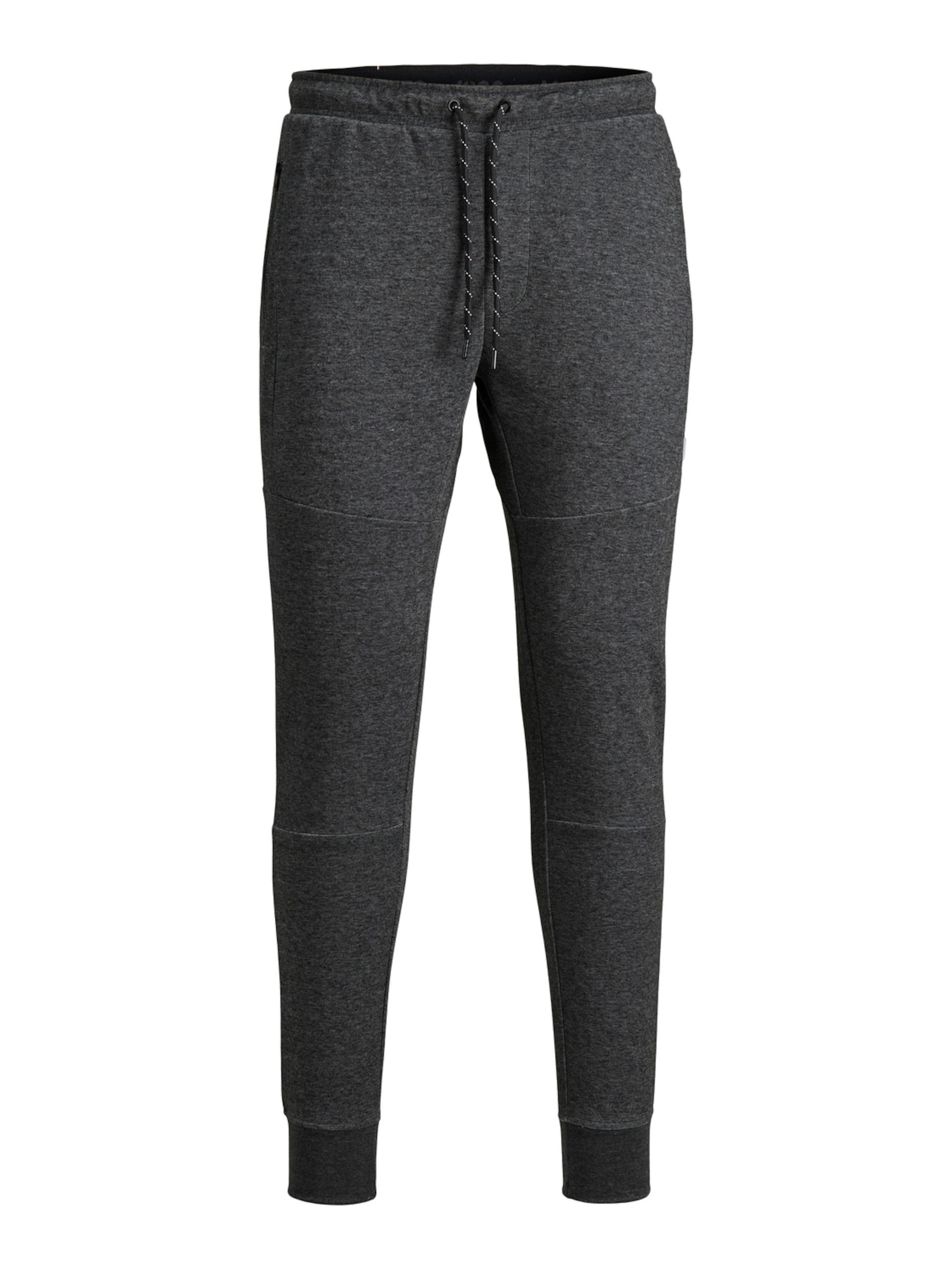 juoda JACK & JONES Siaurėjantis Kelnės 'Will': priekis