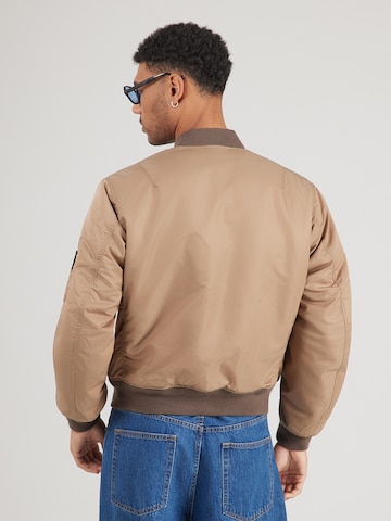 Schott NYC Přechodná bunda 'MACAMPSRS' – béžová