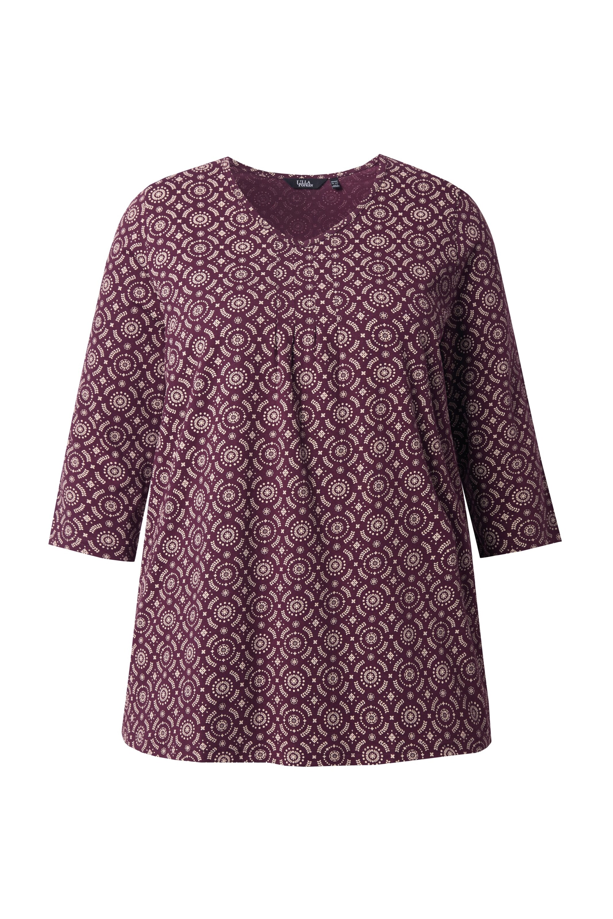 Ulla Popken Shirt in Purple: front