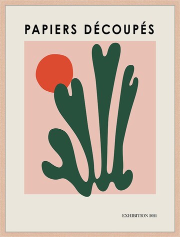 Liv Corday Image 'Papiers Poster' in Brown: front