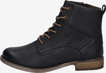 JOSEF SEIBEL Lace-up bootie 'Sienna' in Black: front