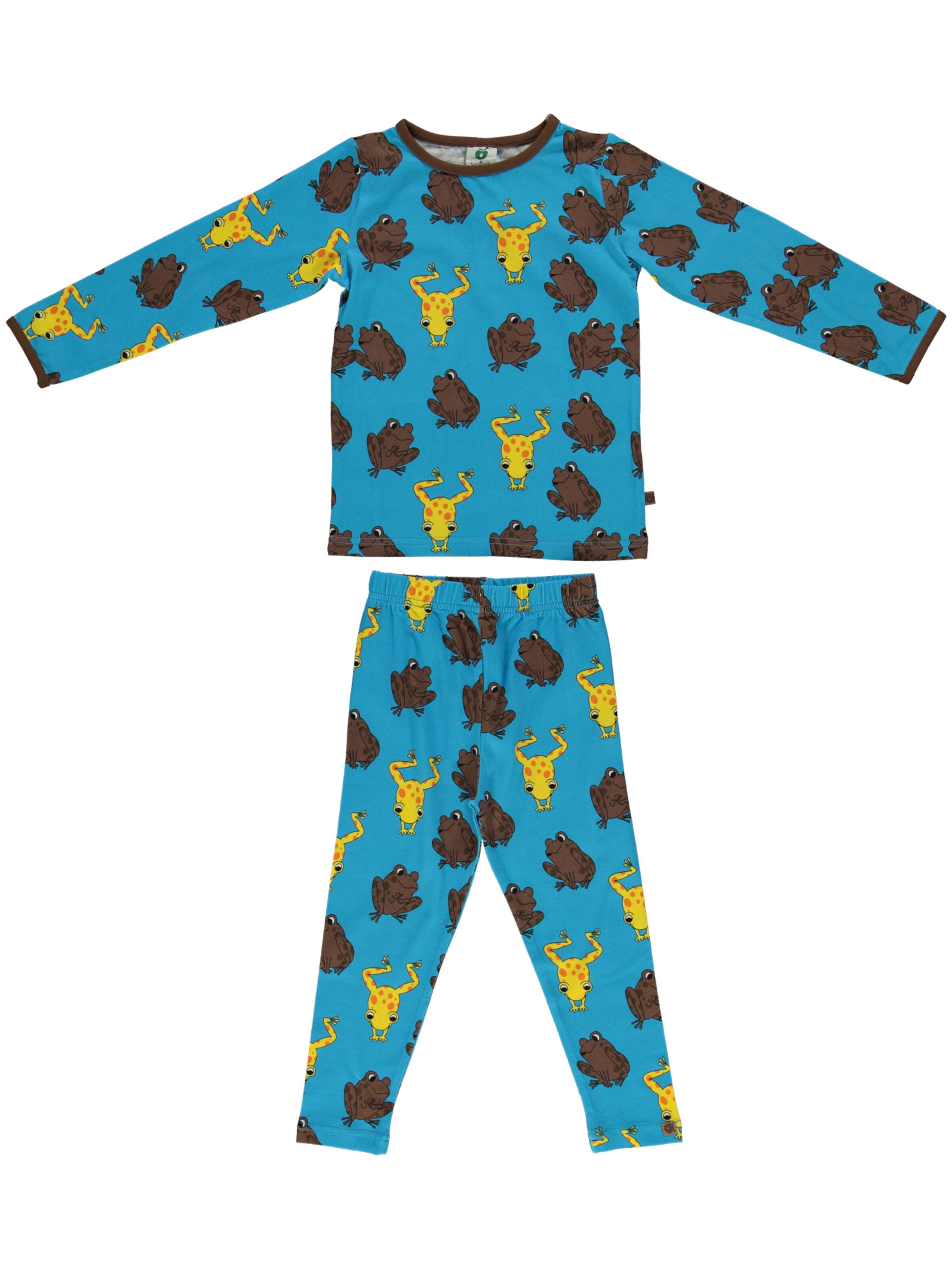 Enfants 92-140 Pyjama Småfolk en Bleu 