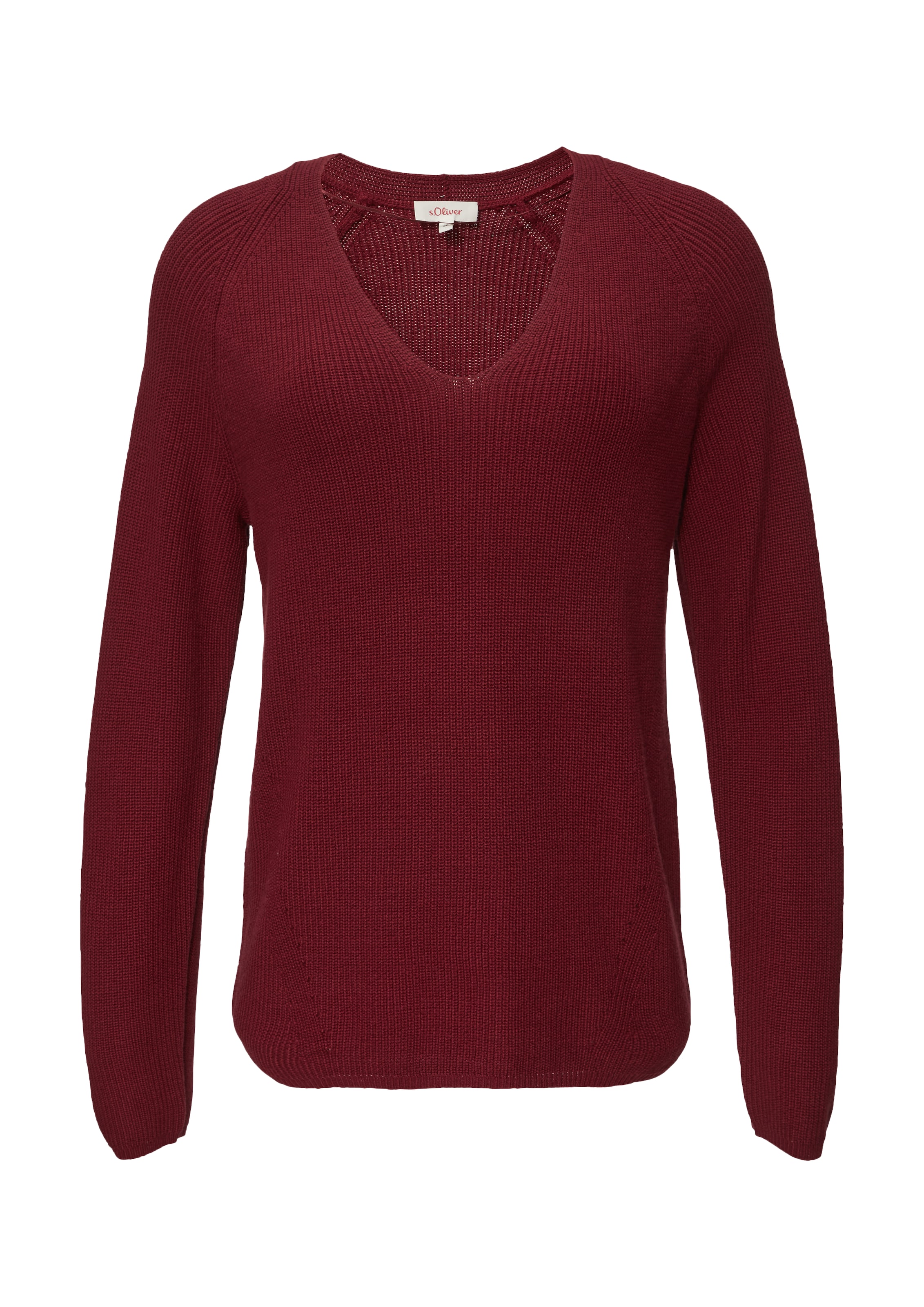 s.Oliver Pullover in Rot: Vorderseite