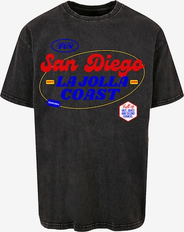 T-Shirt F4NT4STIC en noir : devant