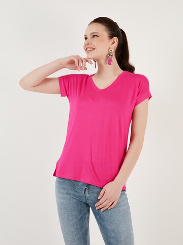 LELA Shirt 'Grundes' in Pink