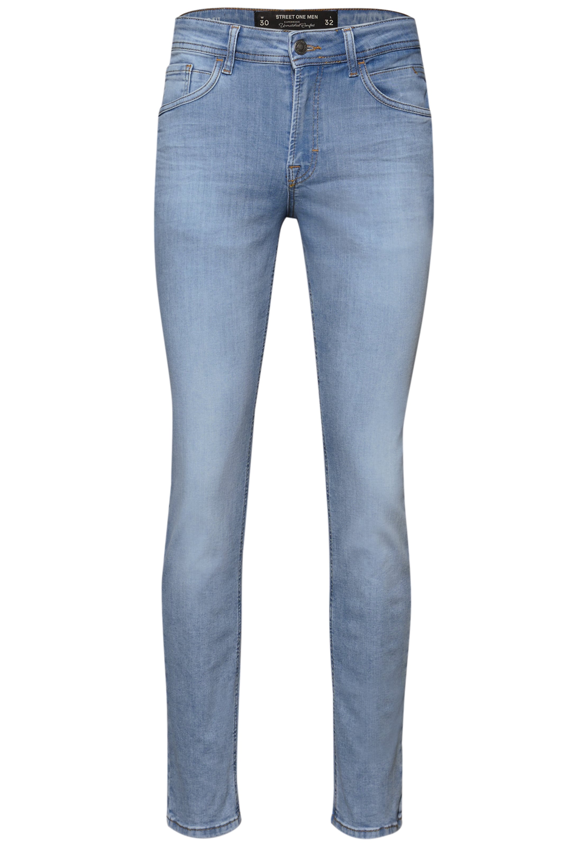 Street One MEN Slim fit Jeans 'Player' in Blue: front