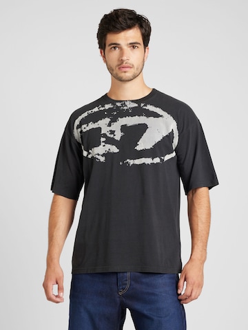 DIESEL - Camiseta 'T-BOXT-N14' en negro: frente