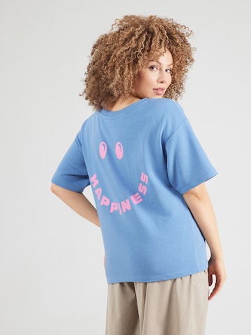 mėlyna ONLY Carmakoma Megztinis be užsegimo 'CARHAPPY': priekis