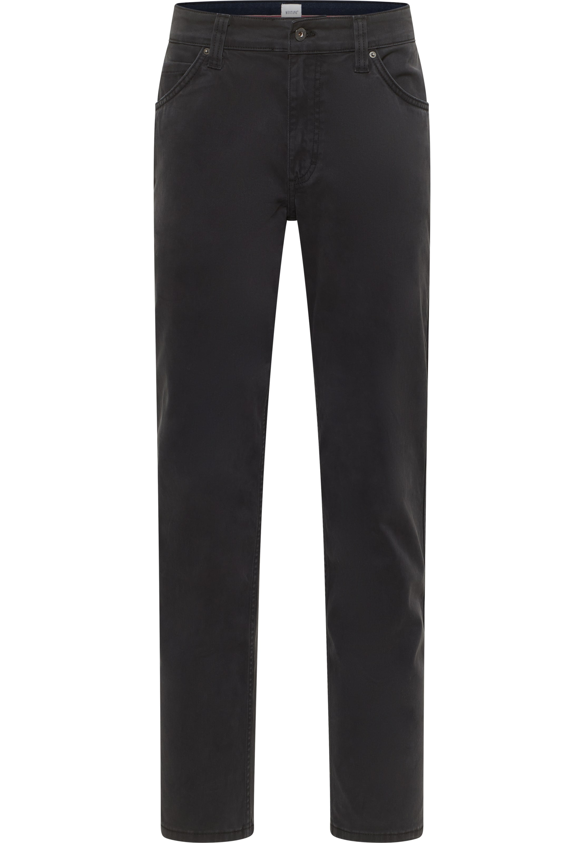 MUSTANG Regular Pants 'Tramper' in Black: front