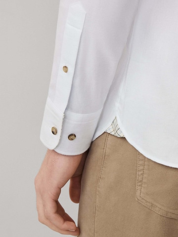 Hackett London Regular fit Overhemd in Wit