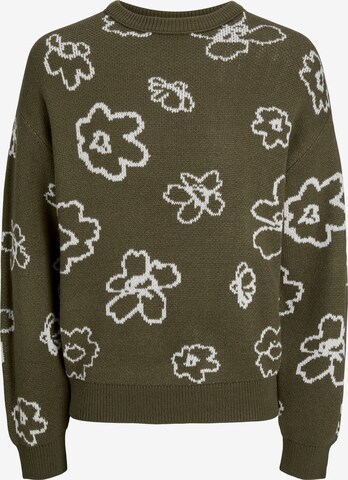 JACK & JONES Sweater 'BLOOM' in Green: front