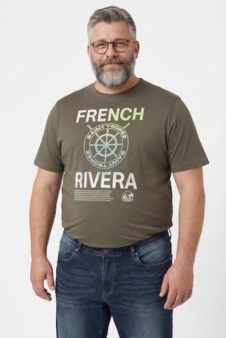 Men Plus Shirt in Grijs