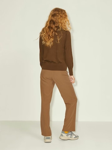 JJXX Wide leg Pants 'Poppy' in Brown