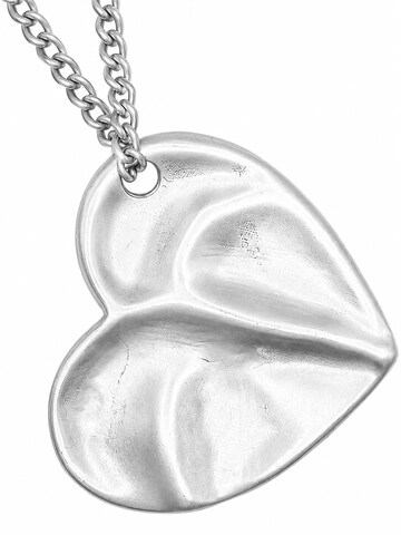 COLLEZIONE ALESSANDRO Necklace 'Cuore' in Silver