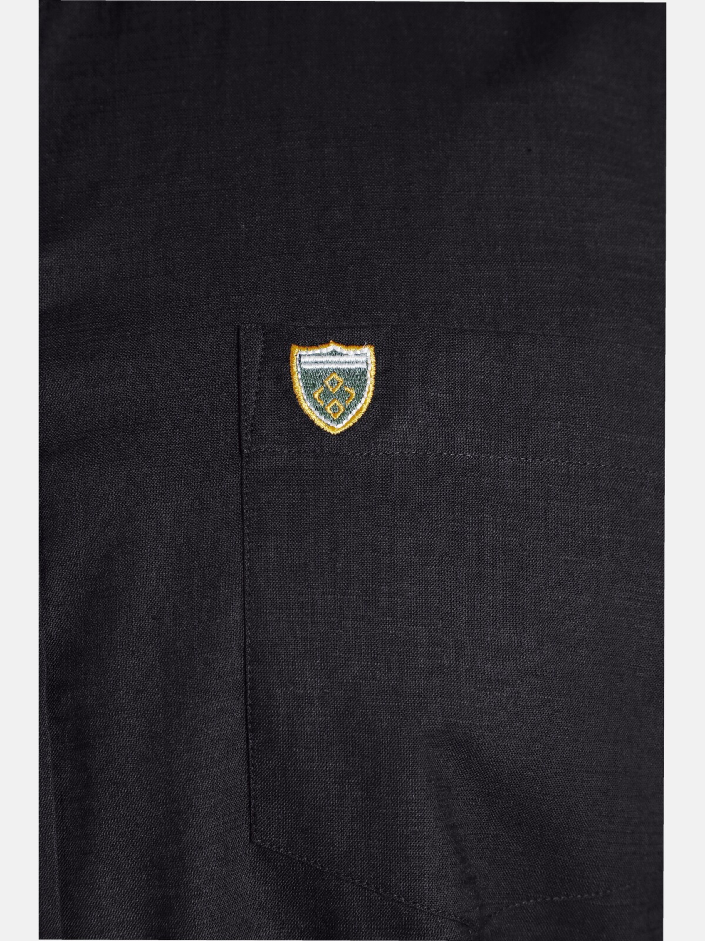 Charles Colby Comfort Fit Hemd ' Duke Tancred ' in Schwarz