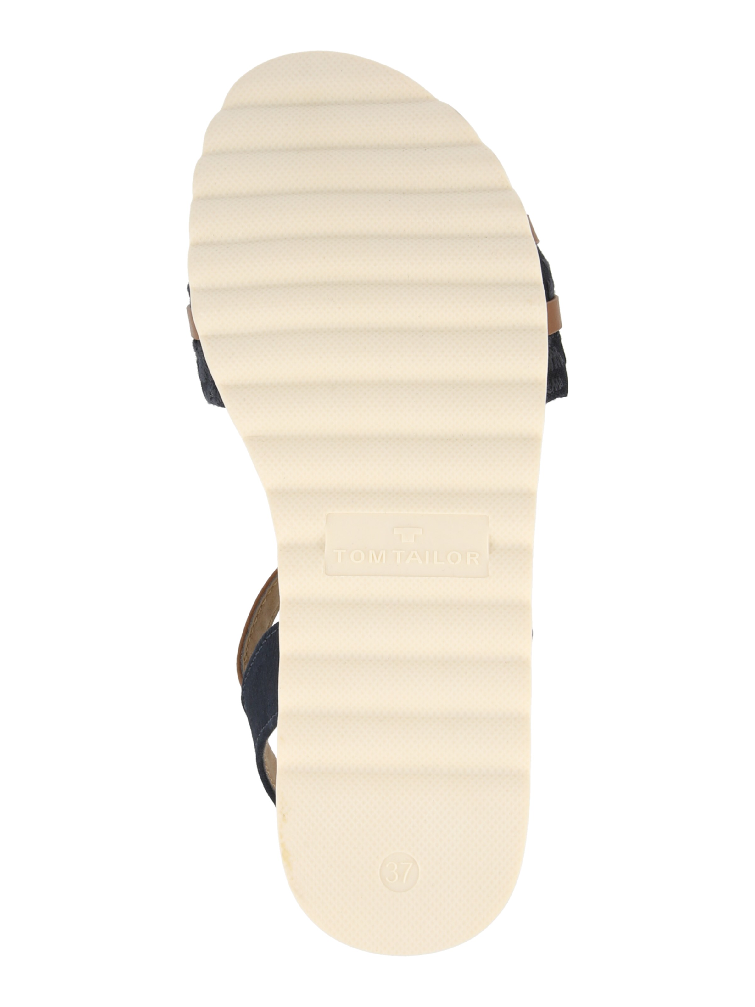 Sandales à lanières TOM TAILOR en marron