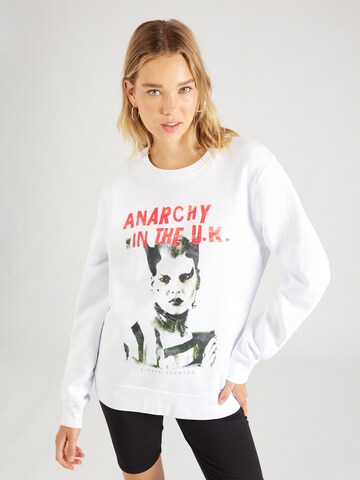 EINSTEIN & NEWTON Sweatshirt 'Anarchy Hills' in Wit: voorkant