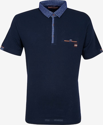 Leif Nelson Shirt in Blauw: voorkant