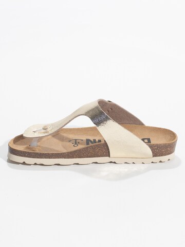 Bayton T-Bar Sandals 'Mercure' in Gold