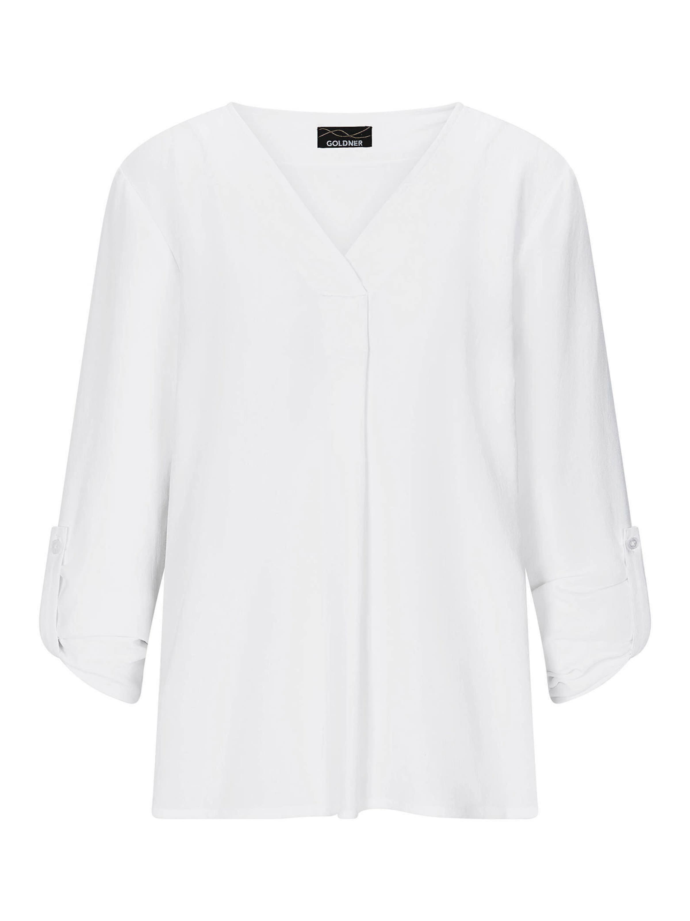 Goldner Blouse in Wit: voorkant