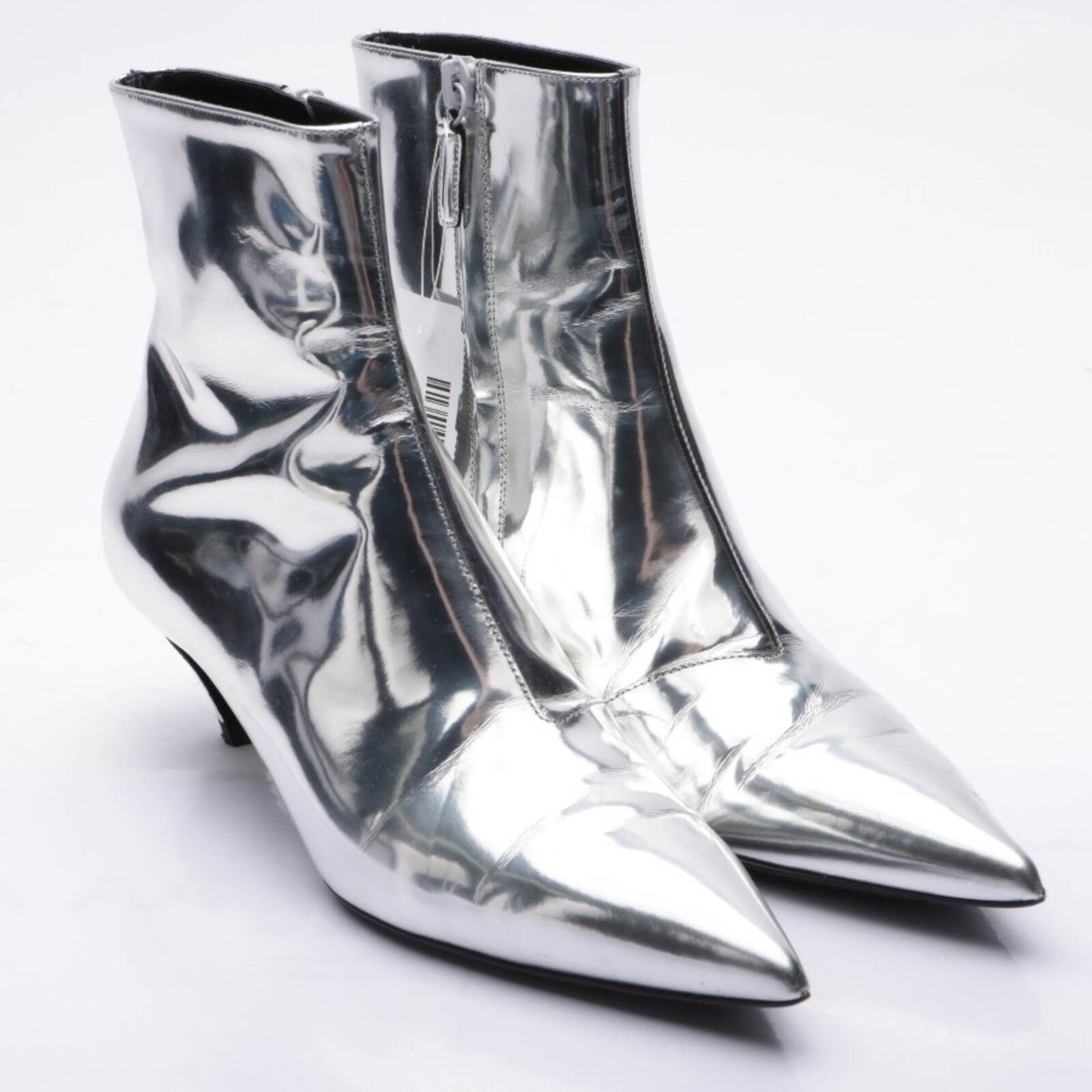 Balenciaga silver boots deals