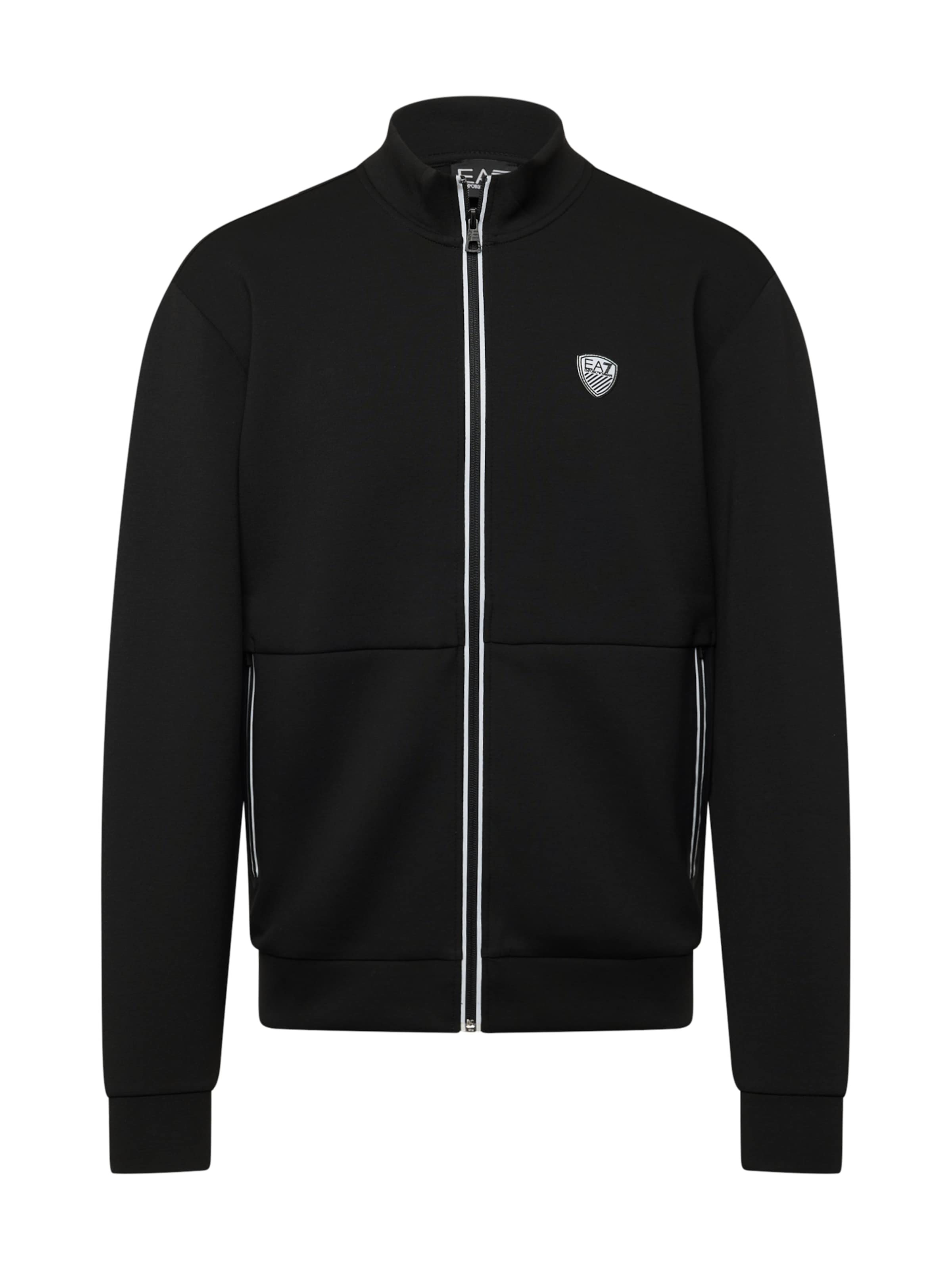 EA7 Emporio Armani Mikina – černá: přední strana