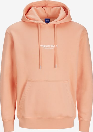 JACK & JONES Sweatshirt 'Vesterbro' in apricot / weiß, Produktansicht