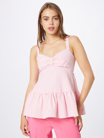 Kate Spade - Top em rosa: frente