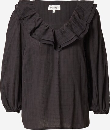 Thought Blouse 'Dianella' in Zwart: voorkant