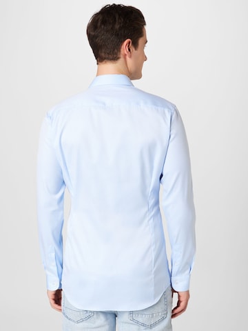 ETERNA Slim Fit Skjorte i blå