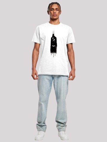 F4NT4STIC T-Shirt 'DC Comics Batman Arkham Knight Ghost' in Weiß