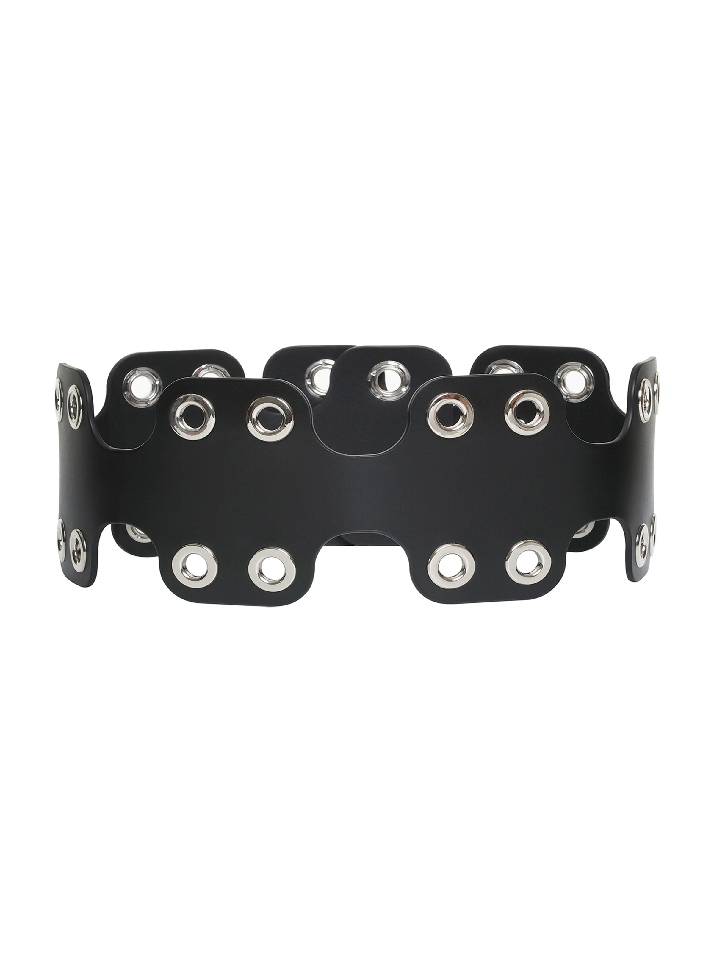 Haute Cuir Belt in Black: front