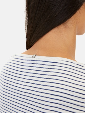 CAMEL ACTIVE Langarmshirt mit Rundhalsausschnitt in Blau