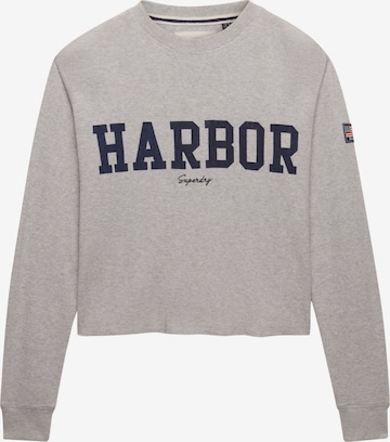 Sweat-shirt 'Athletic Essential' Superdry & Co en gris : devant