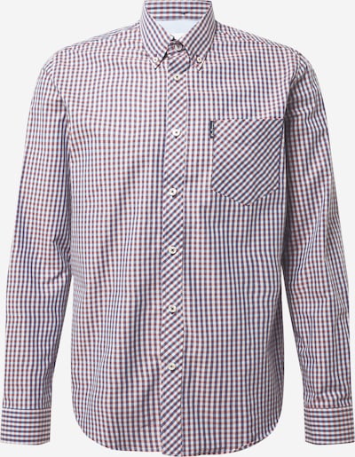 Ben Sherman Triiksärk 'GINGHAM' helesinine / verepunane, Tootevaade