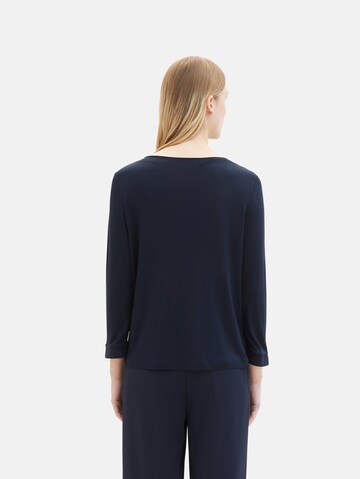 TOM TAILOR Shirt in Blau