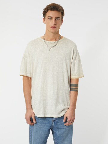 Young Poets T-Shirt 'Arne' in Beige: predná strana