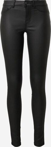 PIECES Skinny Jeans 'Paro' in Black: front