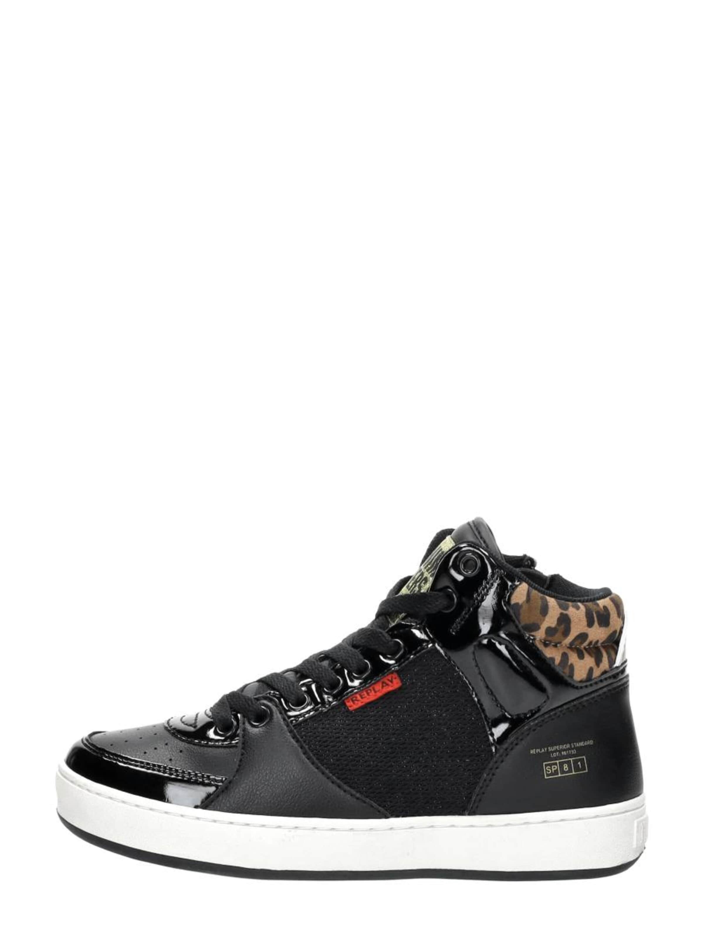 REPLAY Trainers 'Cobra 6D' in Black: front