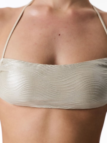 Penti - Bandeau Top de biquíni 'Bikinioberteile' em bege