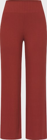 Wide Leg Pantalon 'Michelle' Les Lunes en rouge : devant