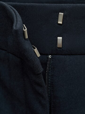 MANGO Regular Trousers with creases 'NEWCOLA' in Blue