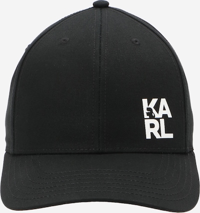 Karl Lagerfeld Lippalakki koossa 55-60 värissä musta / valkoinen, Tuotenäkymä