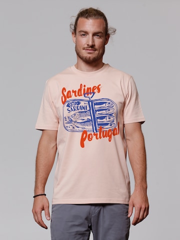 Watapparel Shirt 'Sardines Portugal' in Orange: front