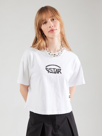G-STAR Футболка в Белый: спереди