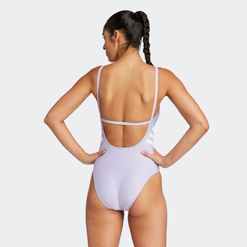 ADIDAS PERFORMANCE Bralette Sports swimsuit in Purple