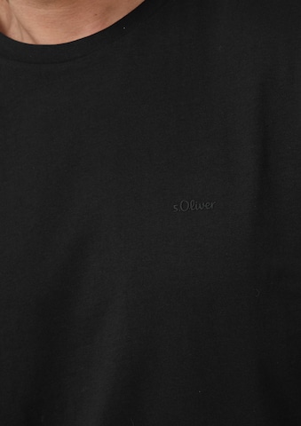 s.Oliver Shirt in Schwarz